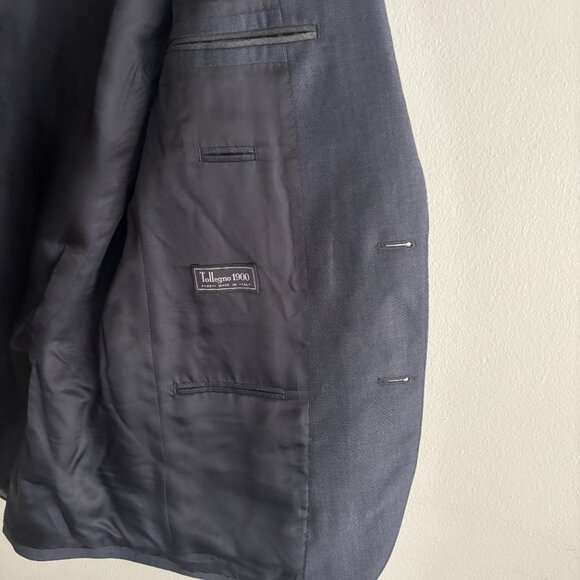 $1200 J.CREW Classic Ludlow Navy Wool Suit 38-40 Long, Pants 34x32 - Picture 6 of 15